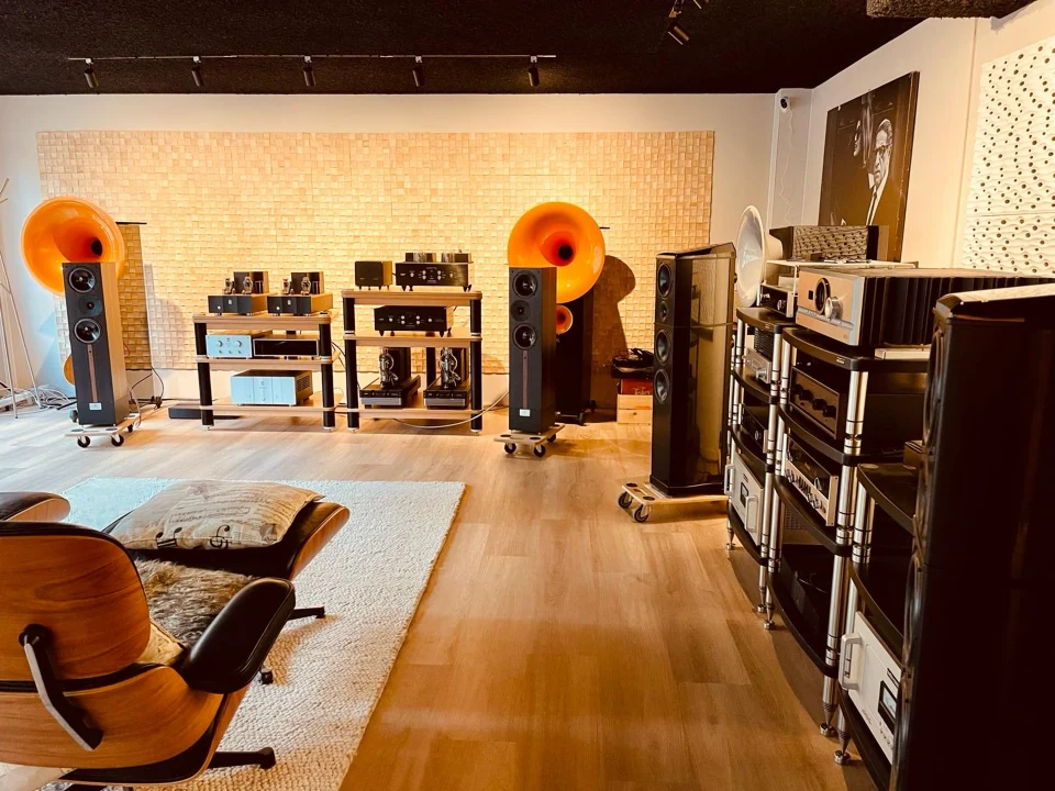 The Highender Audio listening room in Doetinchem