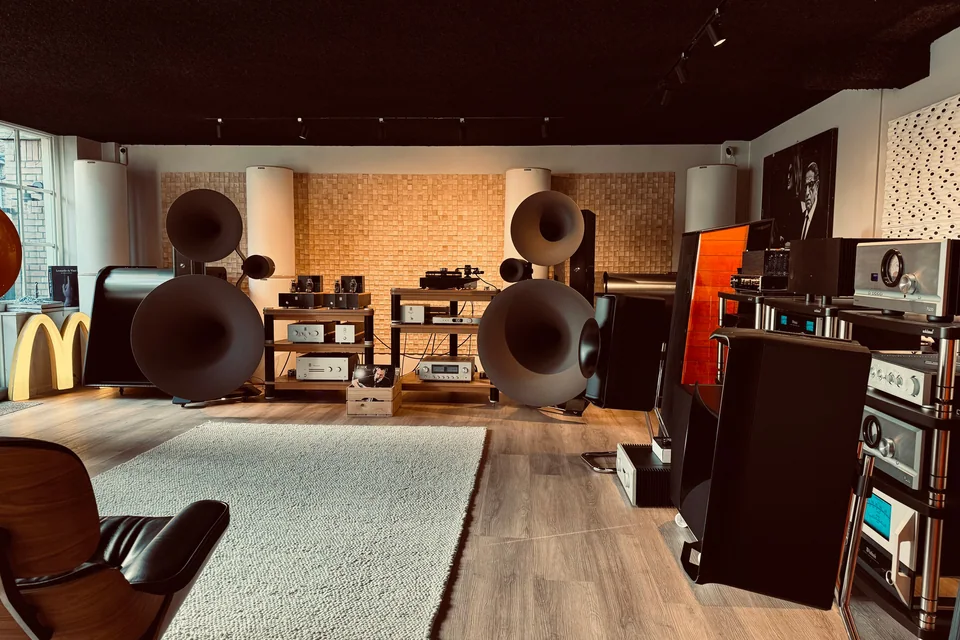 The Highender Audio listening room in Doetinchem