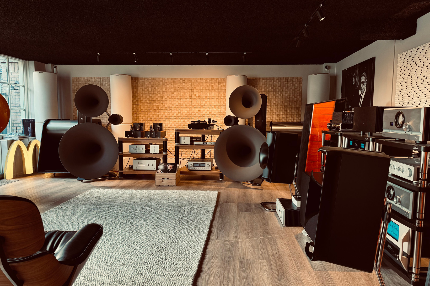 De luisterruimte van Highender Audio in Doetinchem